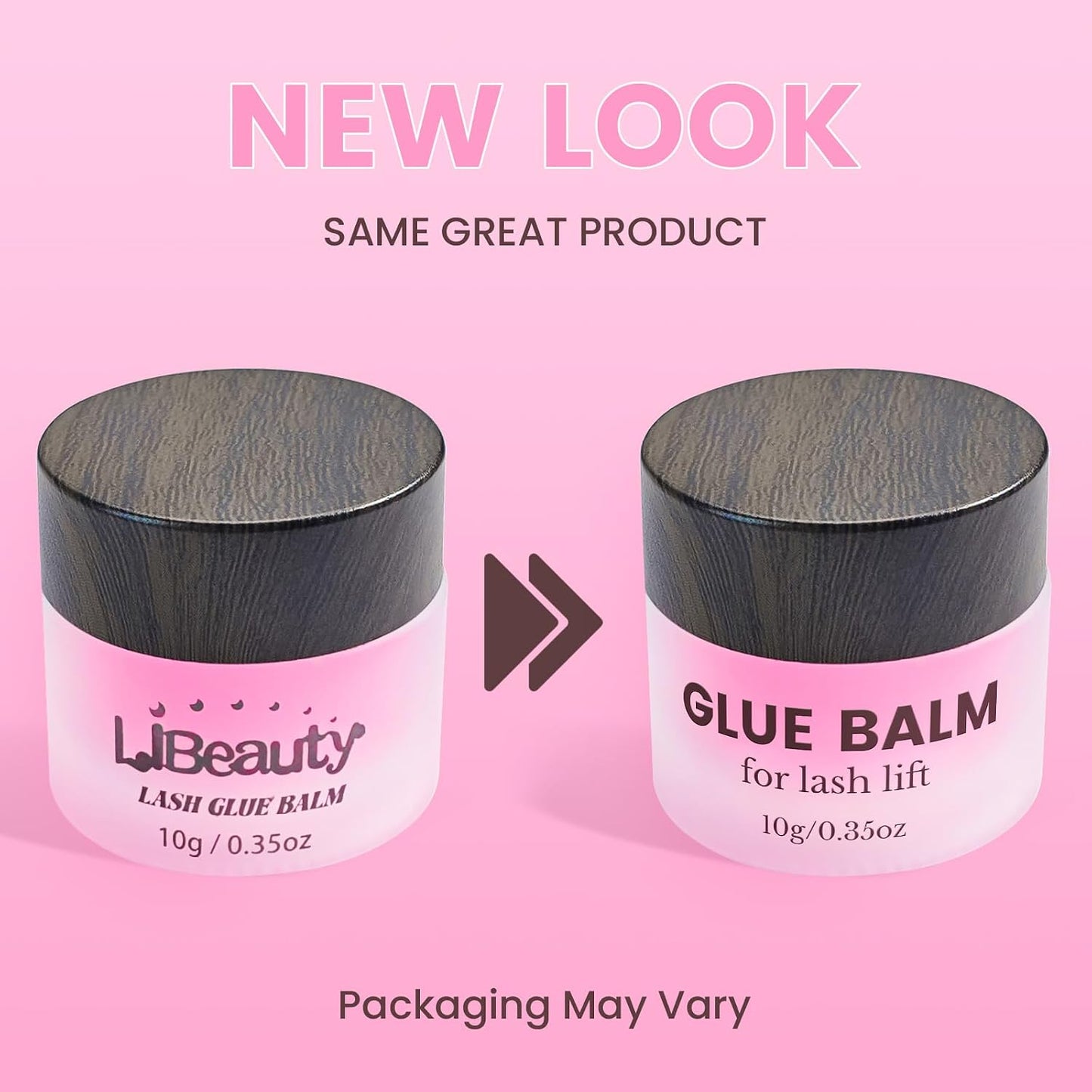 Libeauty Lash Lift Glue Balm - Super Sticky Brow Lamination & Eyelash Perm | Water Soluble, Gentle Fragrance, Pink Peach