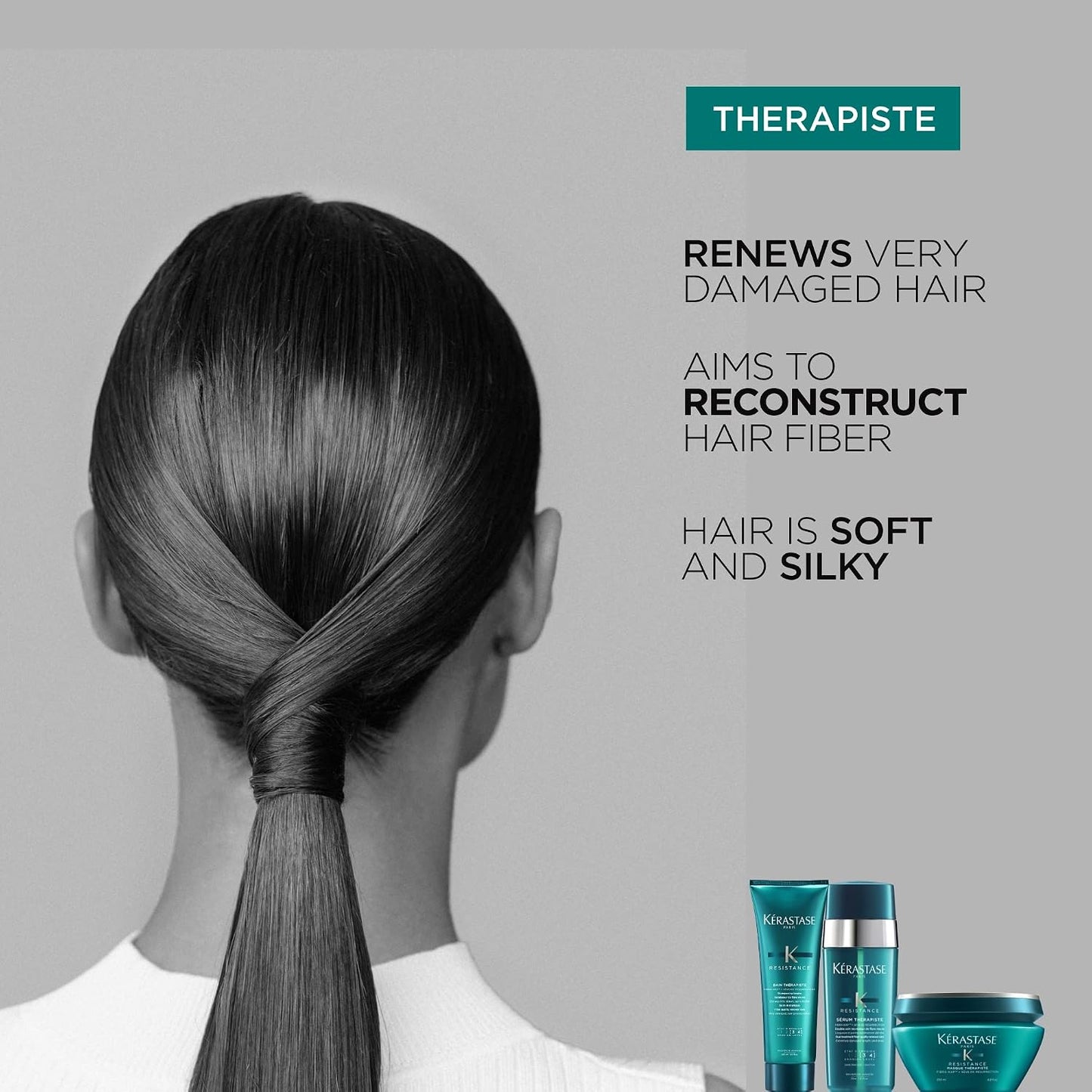 Kérastase Resistance Serum Therapiste - Repairing Hair Serum for Very Damaged Hair | Intense Hydration & Heat Protection Up to 450°F