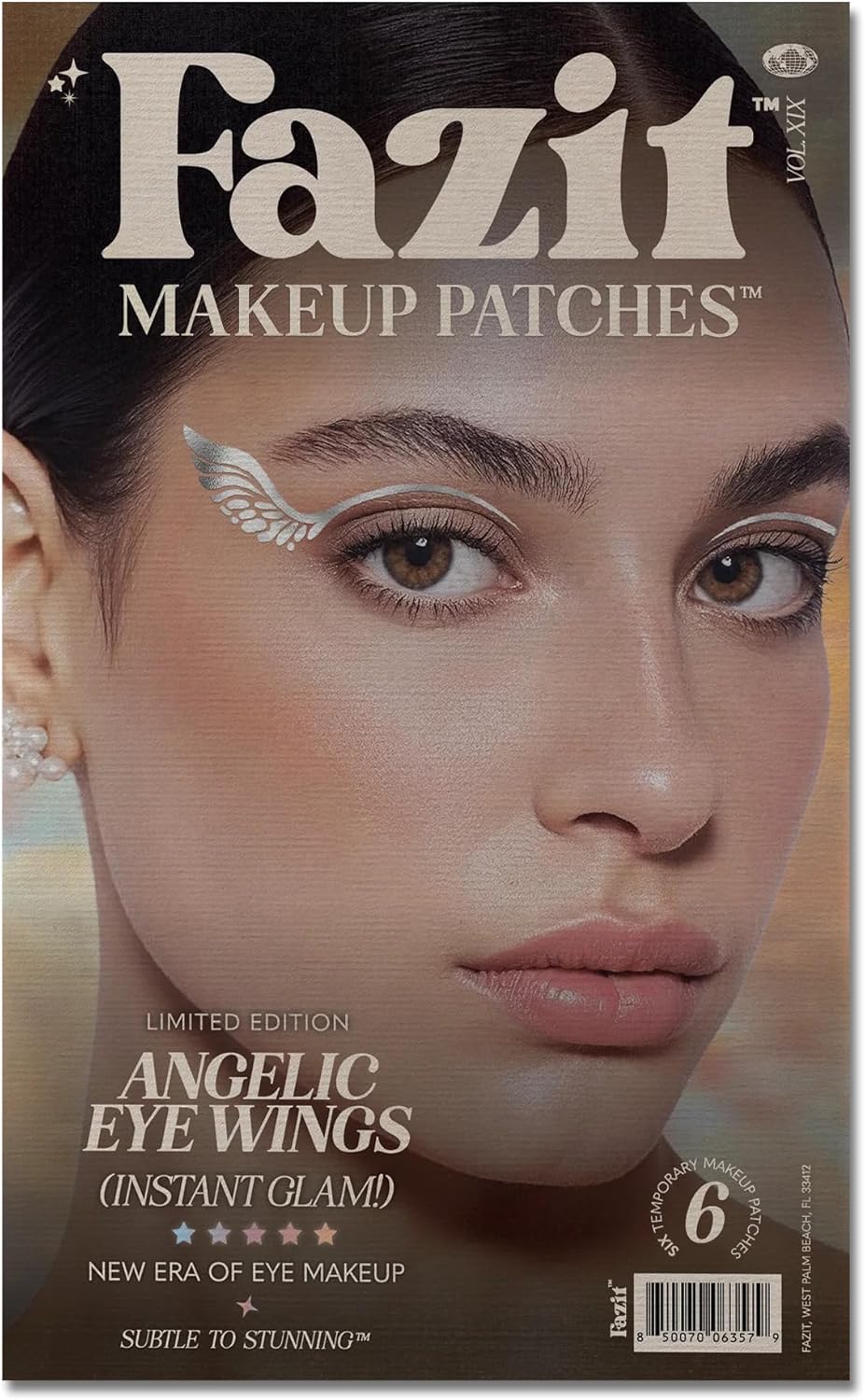 Soccer Face Stickers - Waterproof Glitter Makeup Patches for Game Day Glam | Red, Blue & Silver (6 Pack)