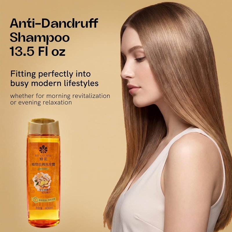 Anti-Dandruff Shampoo - Oil & Flake Control for Itchy Scalp Relief | 13.5 Fl Oz, All Hair Types