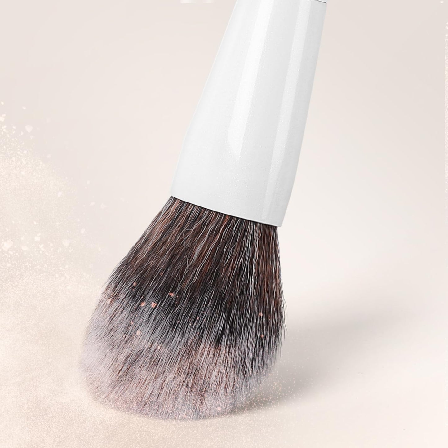 3-Piece Foundation Makeup Brush Set - Double-Ended Kabuki & Contour Brushes for Liquid, Cream, Powder | Versatile Face Makeup Tools