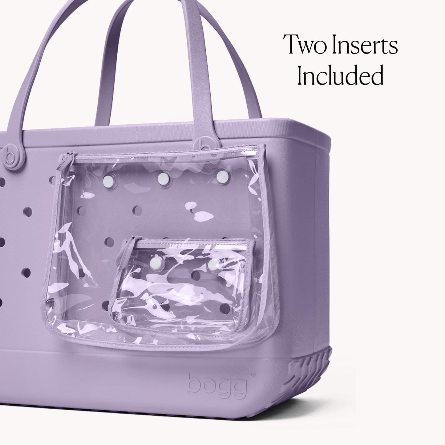 BOGG BAG Original Large Tote – 19" x 14" x 9" (I Lilac You a Lot)