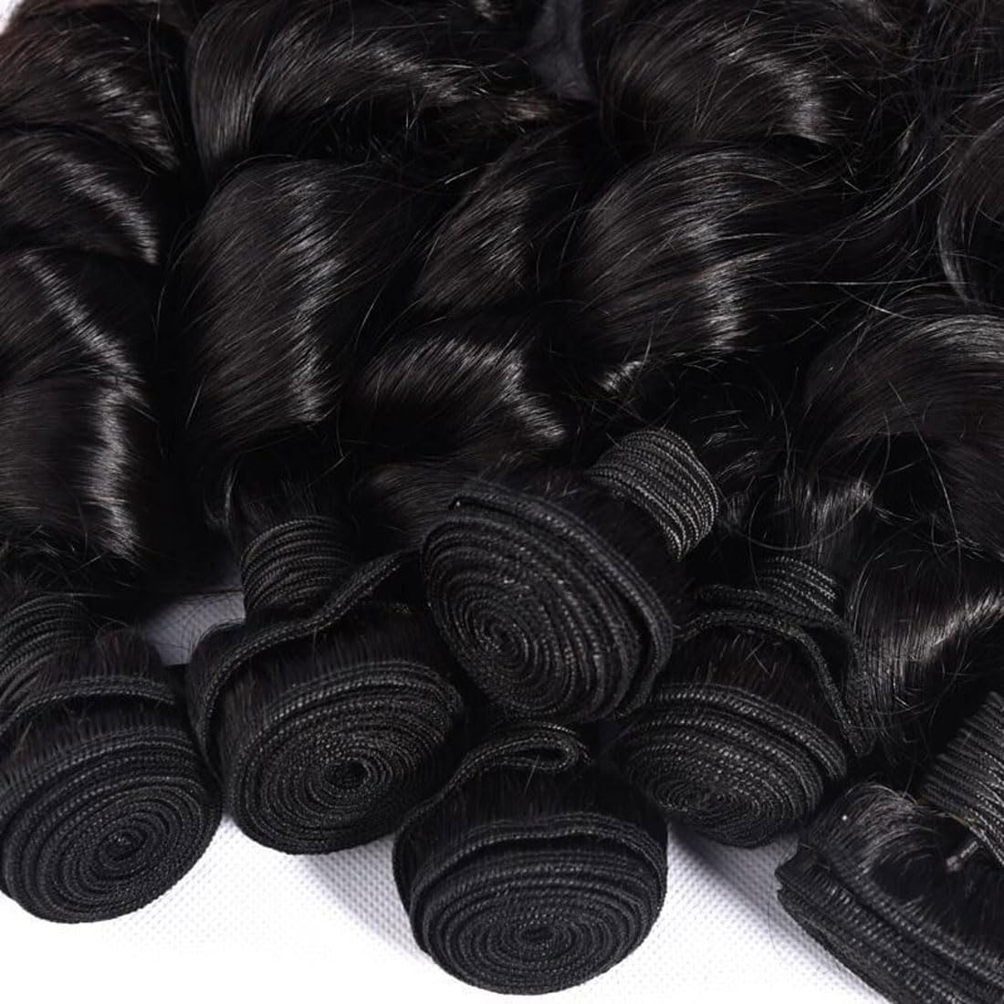 12A Human Hair Bundles 18 18 18 Inch Raw Body Wave 3 Bundles Human Hair 100% Unprocessed Brazilian Virgin Hair Quick Weave Extensions Natural Black