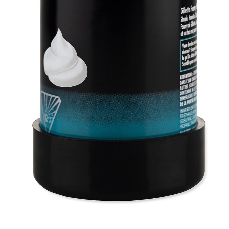 Avoid Shaving Cream Can Rust, Firm Rubber Bottom Prevents Stains, Regular Size 6 oz Aerosol Can and Gel Can
