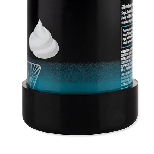 Avoid Shaving Cream Can Rust, Firm Rubber Bottom Prevents Stains, Regular Size 6 oz Aerosol Can and Gel Can