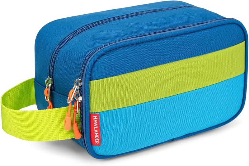 Kids Toiletry Bag - Travel-Friendly Design for Boys & Girls | Small Size, Blue Color