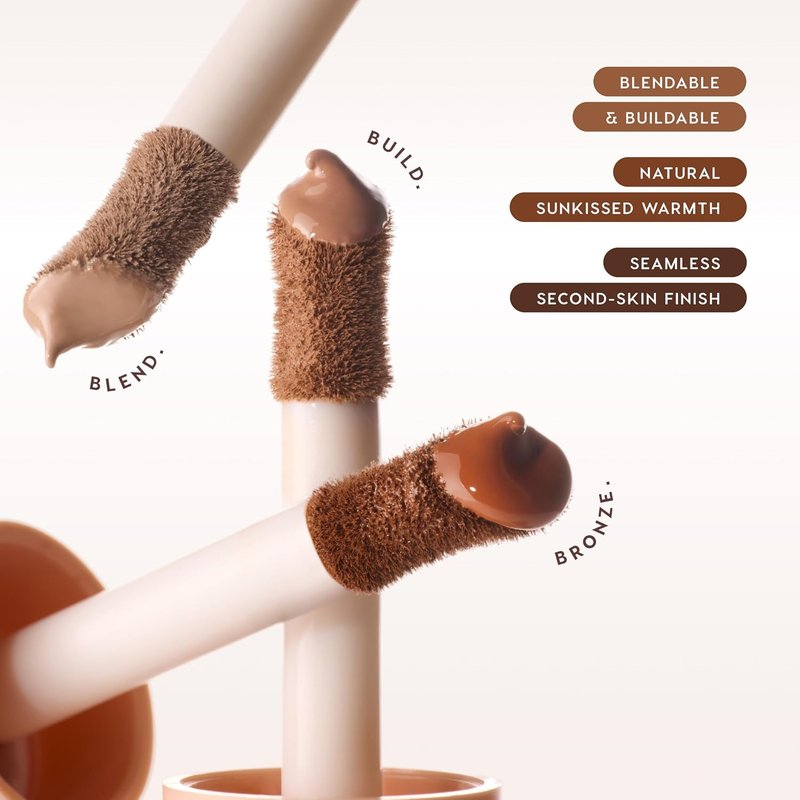 ColourPop Liquid Bronzer - Buildable, Lightweight Face Contour | Hydrating Formula with Squalane & Vitamin E - Neutral Warm Medium Bronze (0.27 oz)