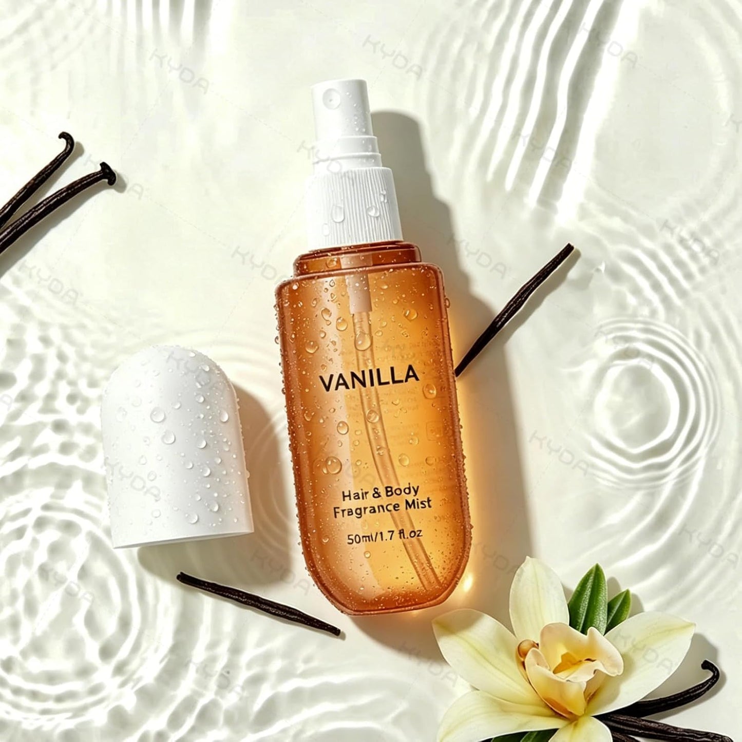 Vanilla Hair Perfume Mist - Nourishing Hair & Body Fragrance for Women | Long-Lasting, Natural Plant Infusion