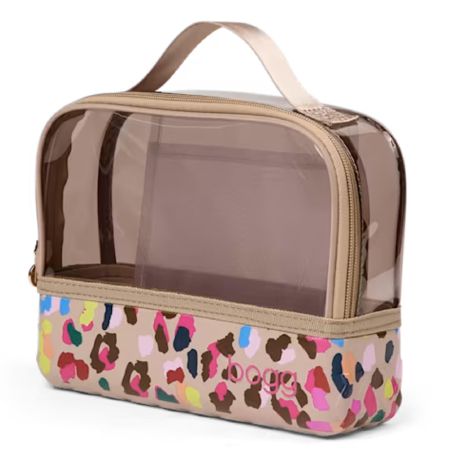 BOGG BAG Boggs n Ends Travel Organizer Pouch – 9” x 3” x 7” – Durable, Washable, Tip-proof – Compact Cosmetics Case (Neon Jungle)