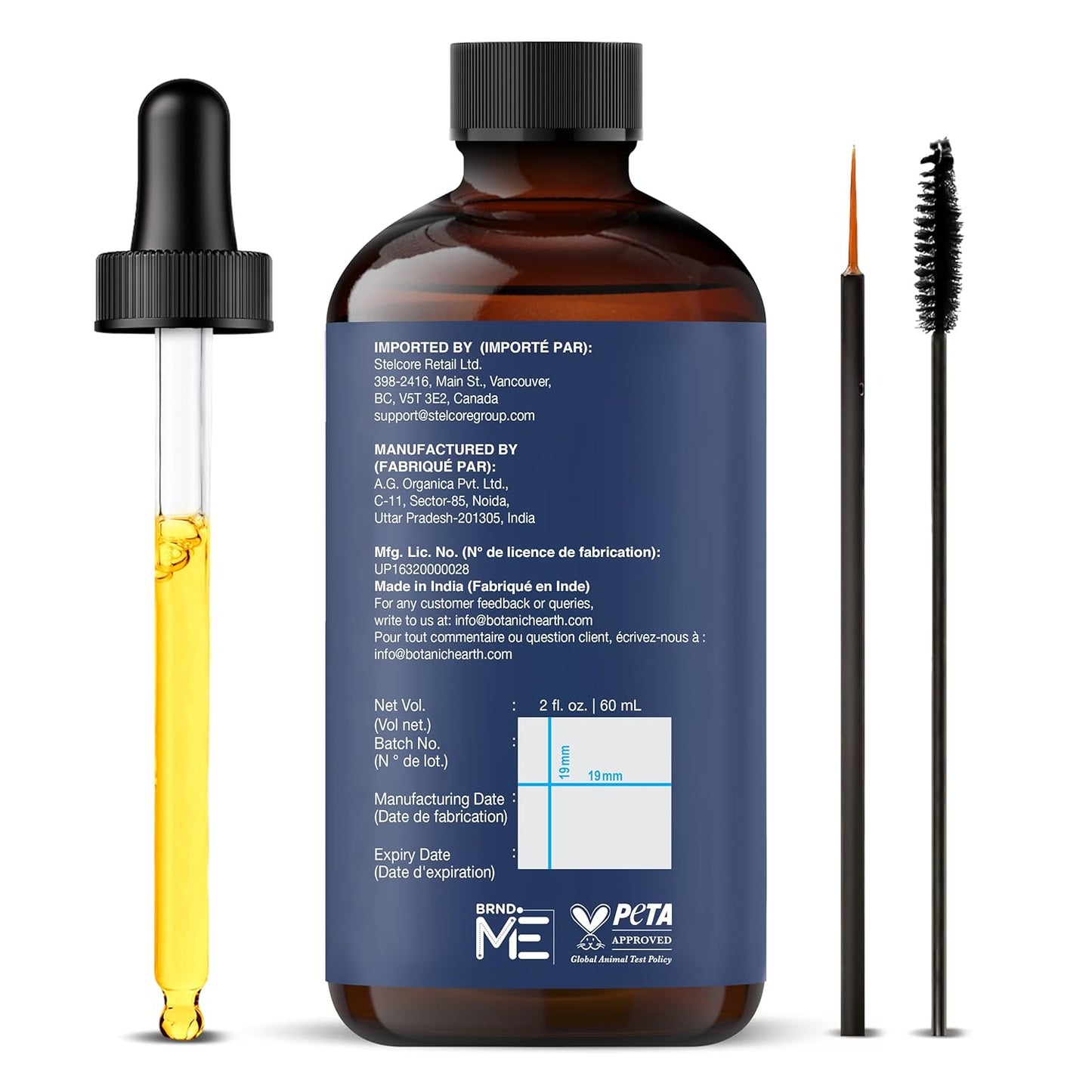 Rosemary Oil for Hair Growth - 100% Pure Biotin Infused Treatment | Nourishing & Volumizing | 2 fl oz, Blue