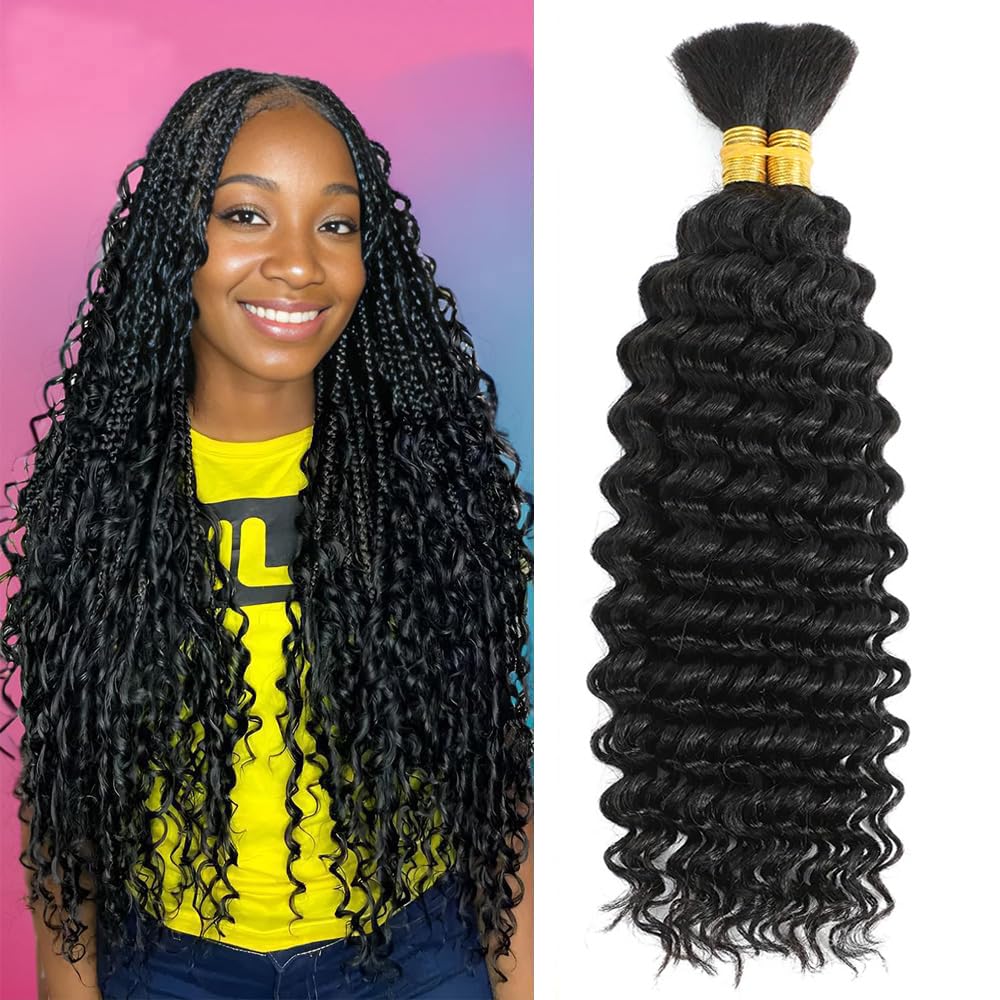 Dreadlock Extensions - 100% Human Hair, Handmade Permanent Locs | 30 Strands, 4 Inch, Can Be Dyed & Curled