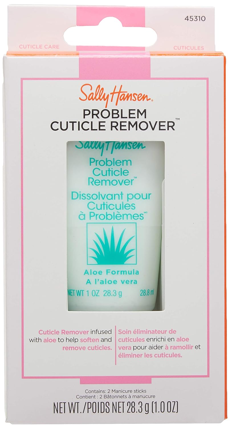 Sally Hansen Cuticle Remover - pH-Balanced Aloe Vera Formula | Eliminates Thick & Overgrown Cuticles