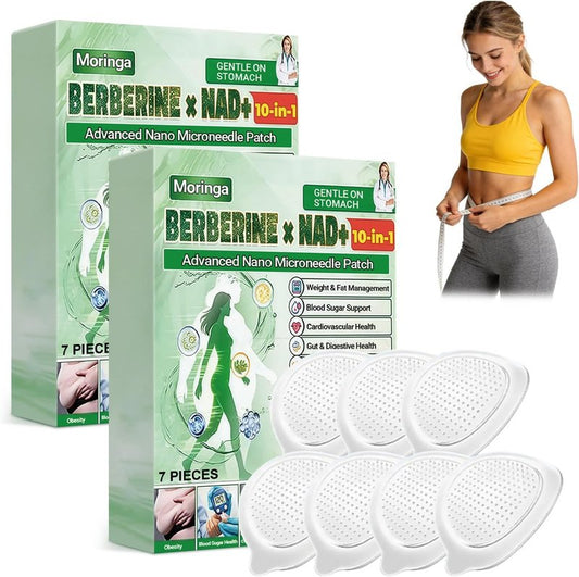 2026 Upgraded Style M-B-N Moringa 10-in-1 Nano Microdarts Patch, Advanced Moringa Patches, Natural Body Patches for Women and Men - Gentle Formula for All Skin