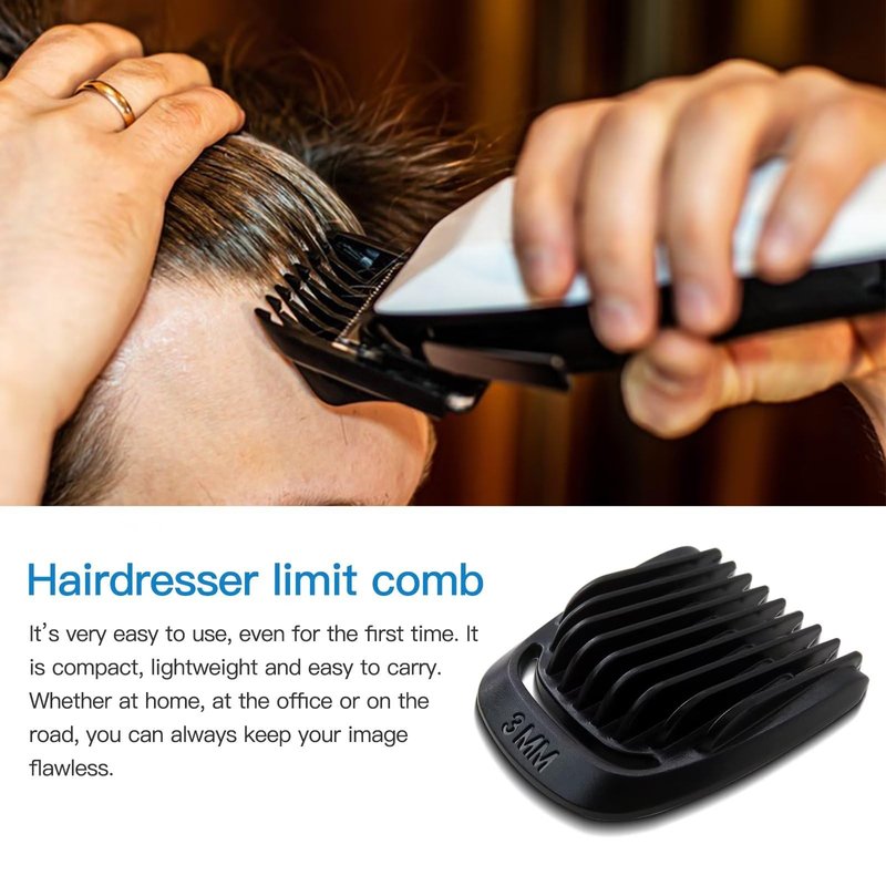 Gxcdizx New Upgraded 3mm Hair Comb Replacement for P-hilips Norelco MG7750 MG7770 MG7785 MG7790 MG7991 MG7796 MG9730
