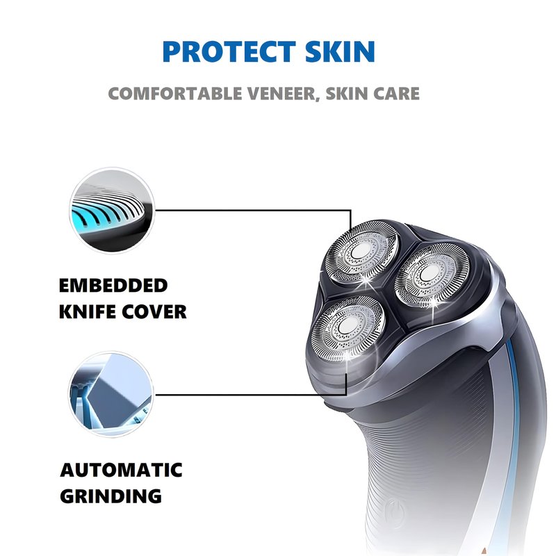 HQ9 Replacement Shaver Heads for Philips Norelco - Compatible with HQ9 SpeedXL, Series 8100, 8200, 9100 and PT/AT900