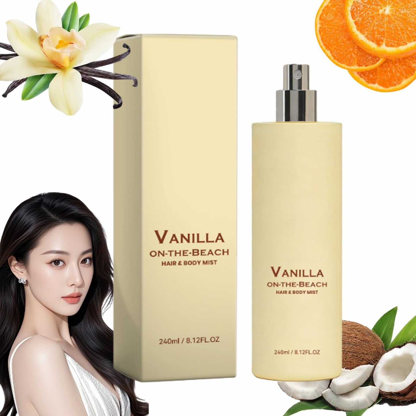 Luniguin Long-Lasting Fresh Fragrance for Hair & Body, All Skin Types