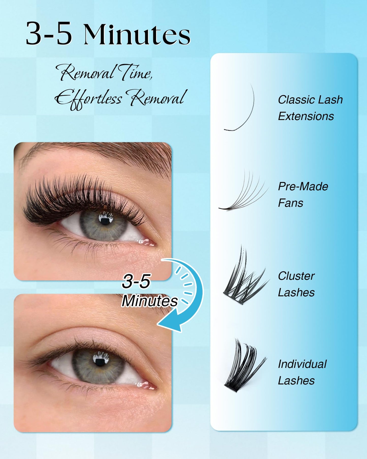 Remover Eyelashes Extension Gentle Cream - Obeyalash Eyelash Extensions Remover, with Chamomile Gentle Formula Individual Lashes, Non-Irritating, Professional Removal for Extensions with Tools (01)