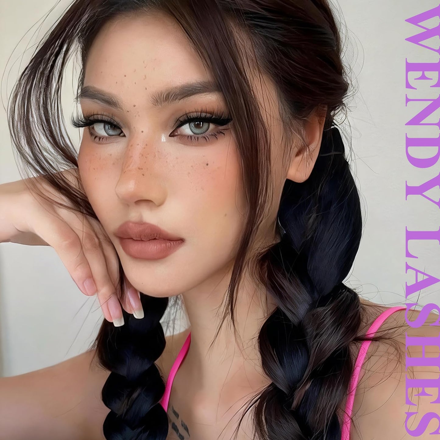 Wendy Lash Clusters Kit With Bottom Lashes 30D+40D+40D+50D+60D+80D 880-Pcs Fluffy Eyelash Clusters D Curl Lashes Extension Soft Eyelash Extension Kit Wispy Natural DIY at Home