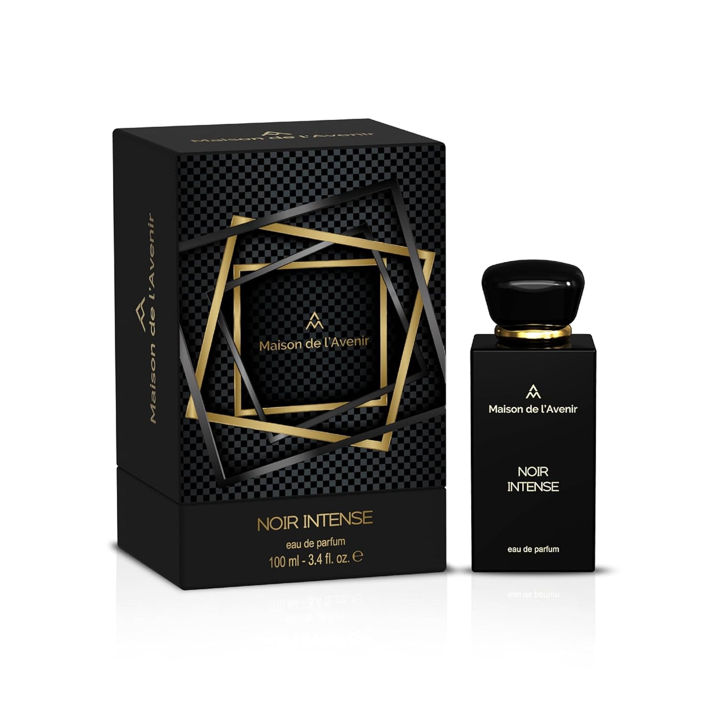Noir Intense Unisex Cologne - Aromatic Fougere with Lavender, Bergamot & Patchouli | Long-Lasting Fragrance (12 Hours)