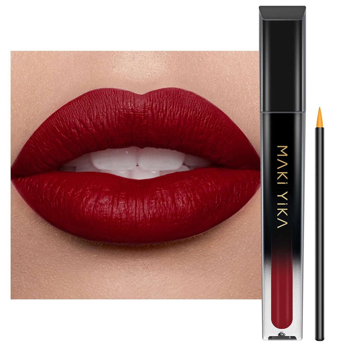 Burgundy Red Lipstick for Women - Long Lasting, No Smudge Matte Liquid | Transferproof & Cruelty-Free