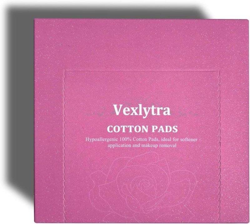 Facial Cotton Pads - 100% Natural Soft Cotton Rounds for Makeup Removal & Toner | 110 Count