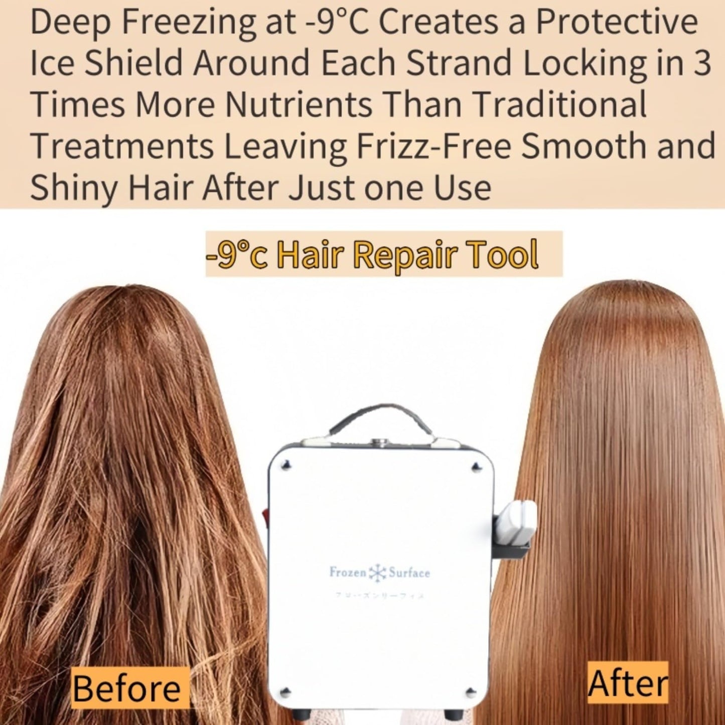 OIYALI Hair cryotherapy Frozen Hair Care-9°C Freezing Technology Repairs Damage Caused by perming and Dyeing
