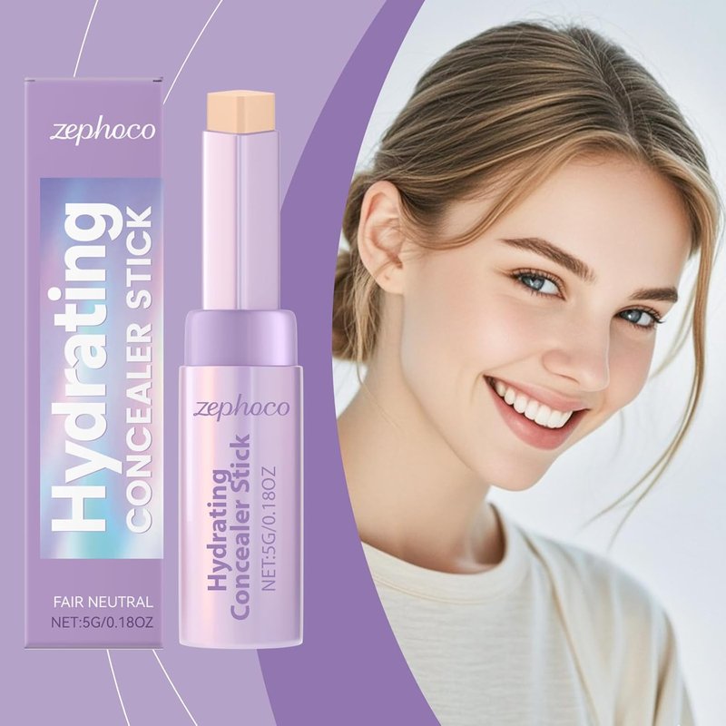 Hydrating Concealer Stick - Fair Neutral | Smooth, Long-Lasting Coverage, 0.18 oz