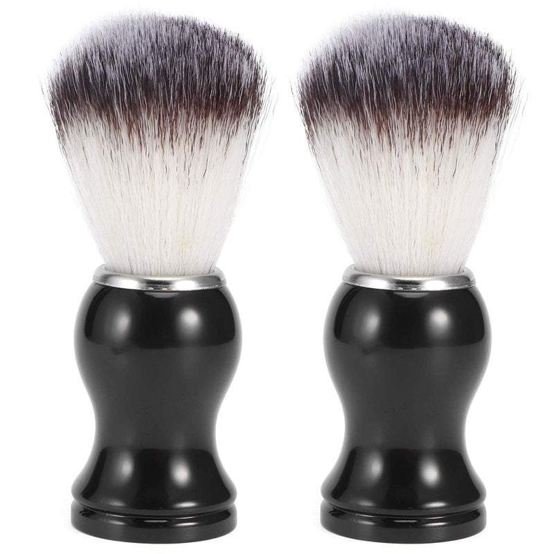 Men Shaving Brush, Light Weight Small Size Easy to Grip Shaving Brush, for Hair Salon