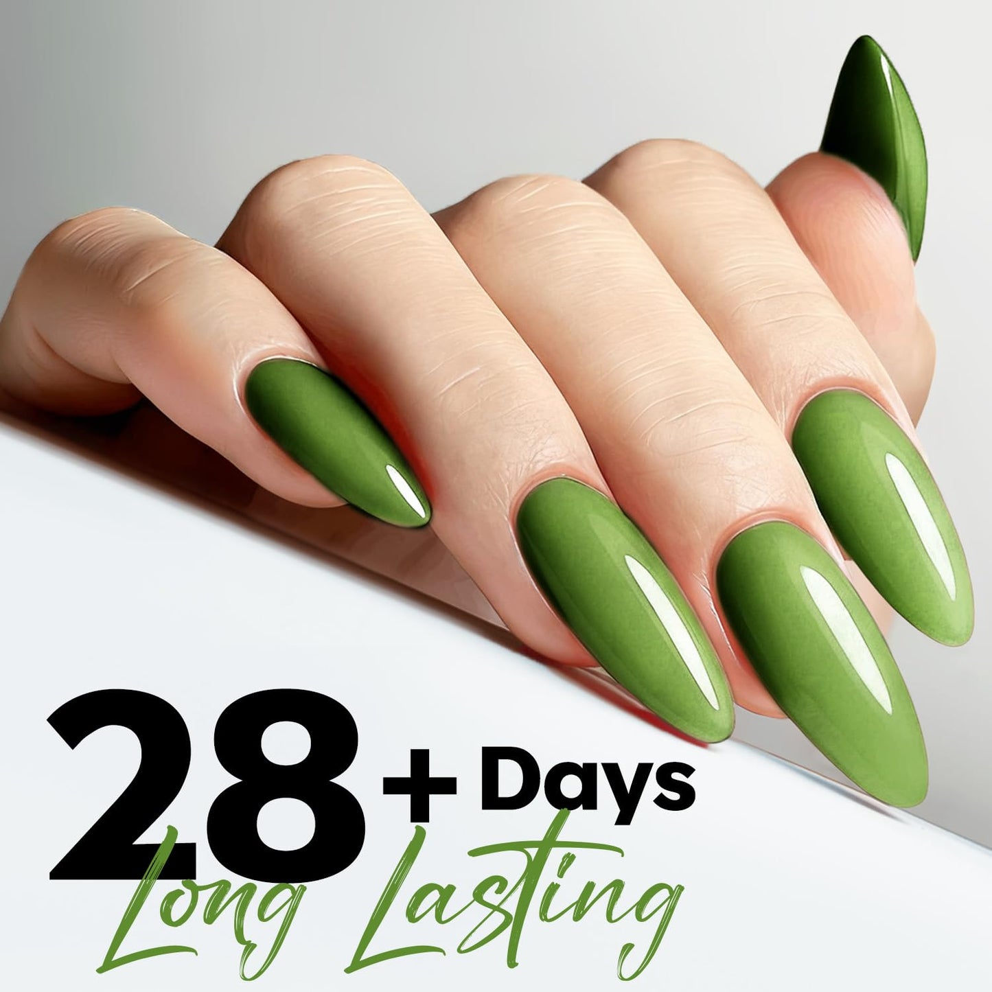 Olive Green Gel Nail Polish - Modelones Pistachio Soak Off for Spring & Summer | 15ML