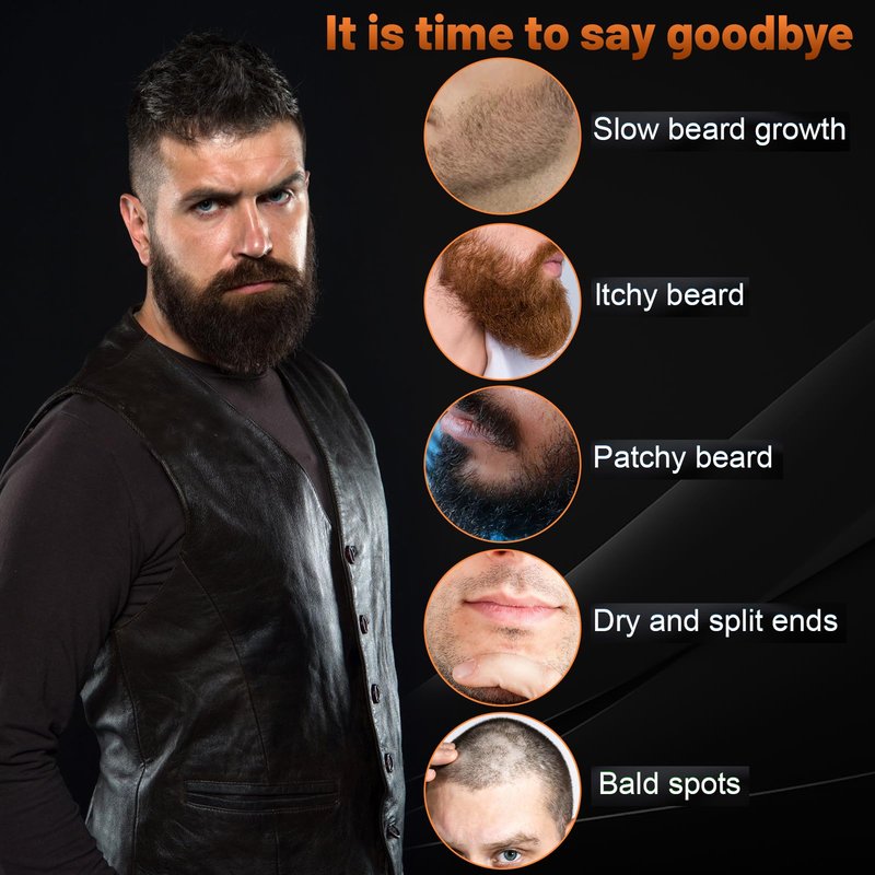 First Melody Beard Balm, 2X Concentration Biotin, with Castor Oil and Argan & Jojoba Oils, Promotes Beard Growth, Styles, Strengthens & Softens Beards & Mustaches, 2 Ounce