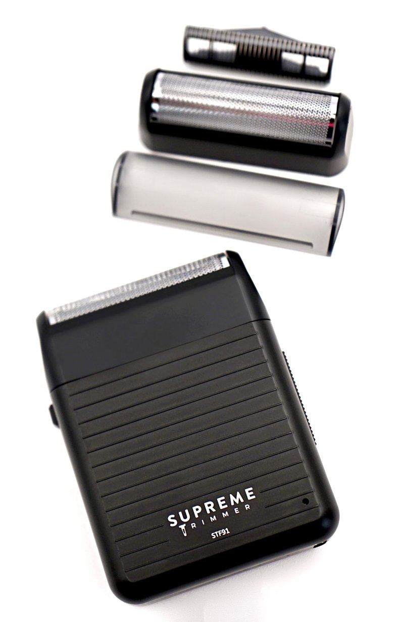 Supreme Trimmer Solo Lite Foil Shaver for Men | Rechargeable Electric Razor + 90 Min Runtime, Type-C USB Fast Charging | Lightweight Travel Shaver, Easy to Carry | STF91