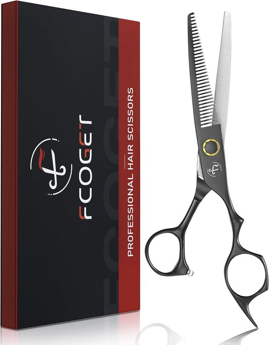 Professional Thinning Shears - Japanese 440C Stainless Steel Hair Cutting Scissors | 6.8 Inch Right-Handed Design for Salon & Home Use