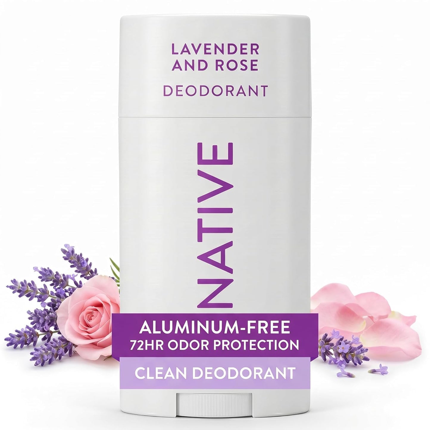 Native Deodorant - Aluminum-Free Coconut & Vanilla | 72-Hour Odor Control for Men & Women - 2.65oz
