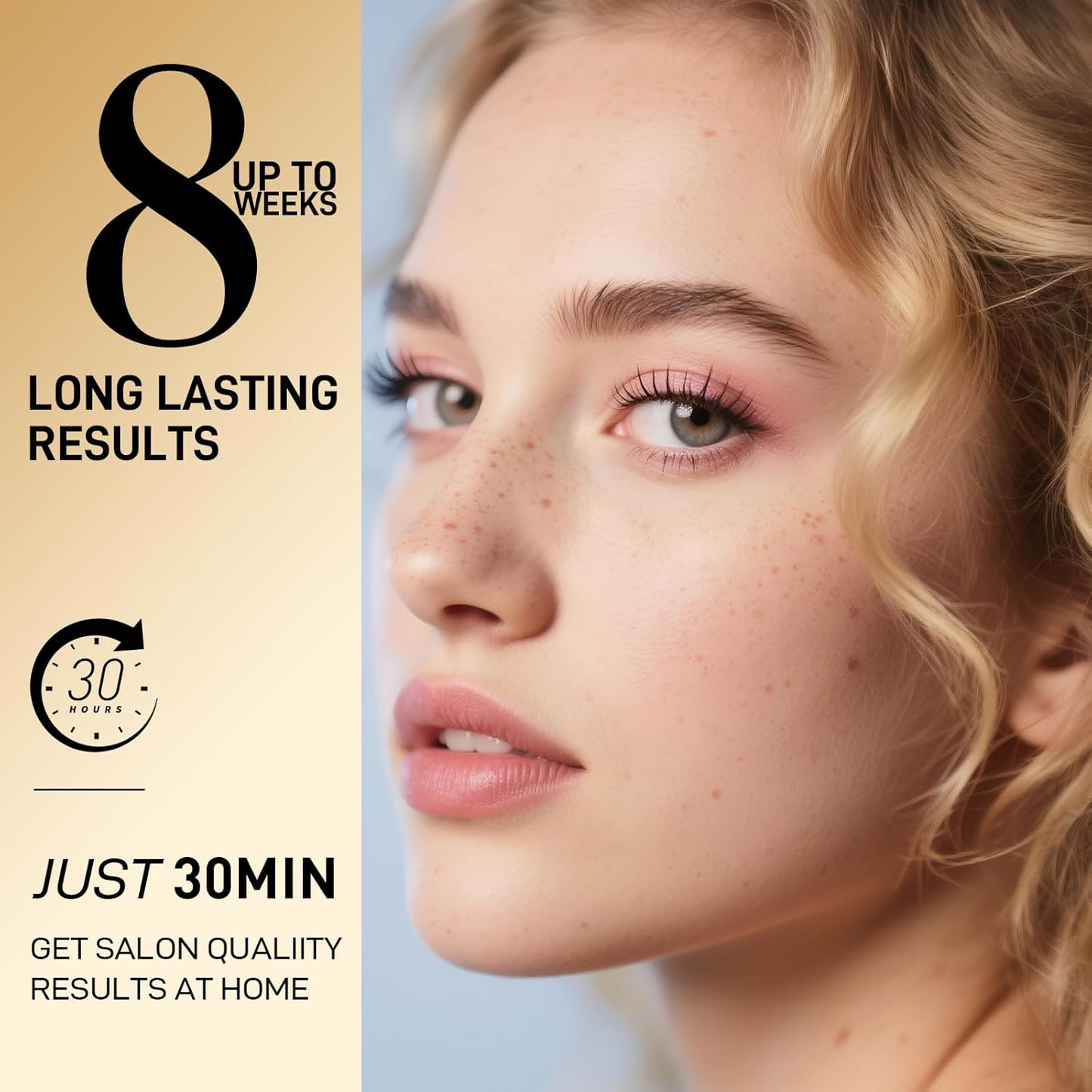 Brow Lamination Kit | Eyelash Lift & Perm Kit for Natural Curling - Long-Lasting Results at Home