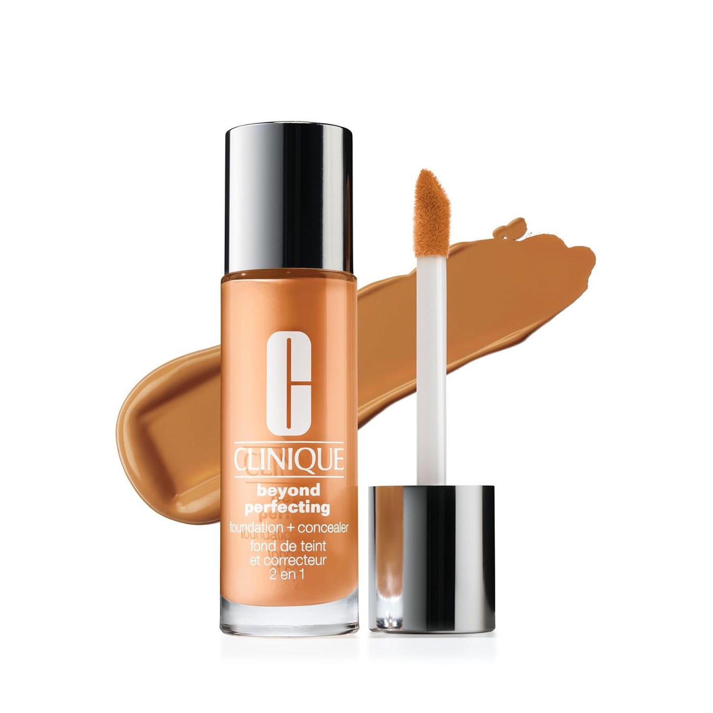 Clinique Beyond Perfecting Liquid Foundation & Concealer - Full Coverage, Natural Matte Finish for All Skin Types | 1 Fl Oz