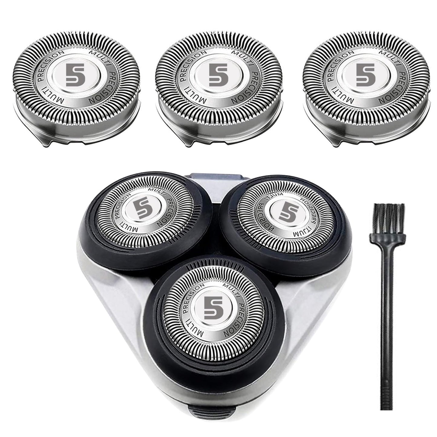 SH50 Replacement Heads Compatible with Philips Norelco Series 5000, SH50 Replacement Blades for Philips Norelco Shaver, HQ8 Heads
