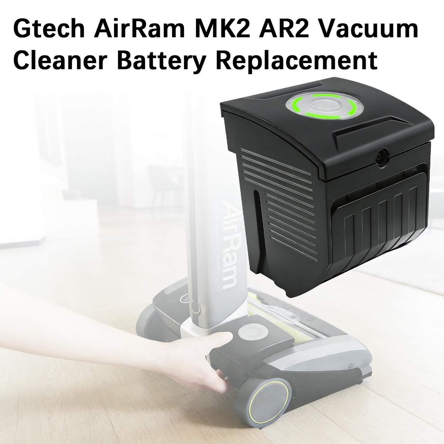 JTRGPEH 103A022 Replacement Battery for Bissell 103A105 132A0002, Compatible with AR27 AR29 AR30 AR31 Gtech AirRam MK2 AR2 Vacuum Cleaner Series 2500mAh