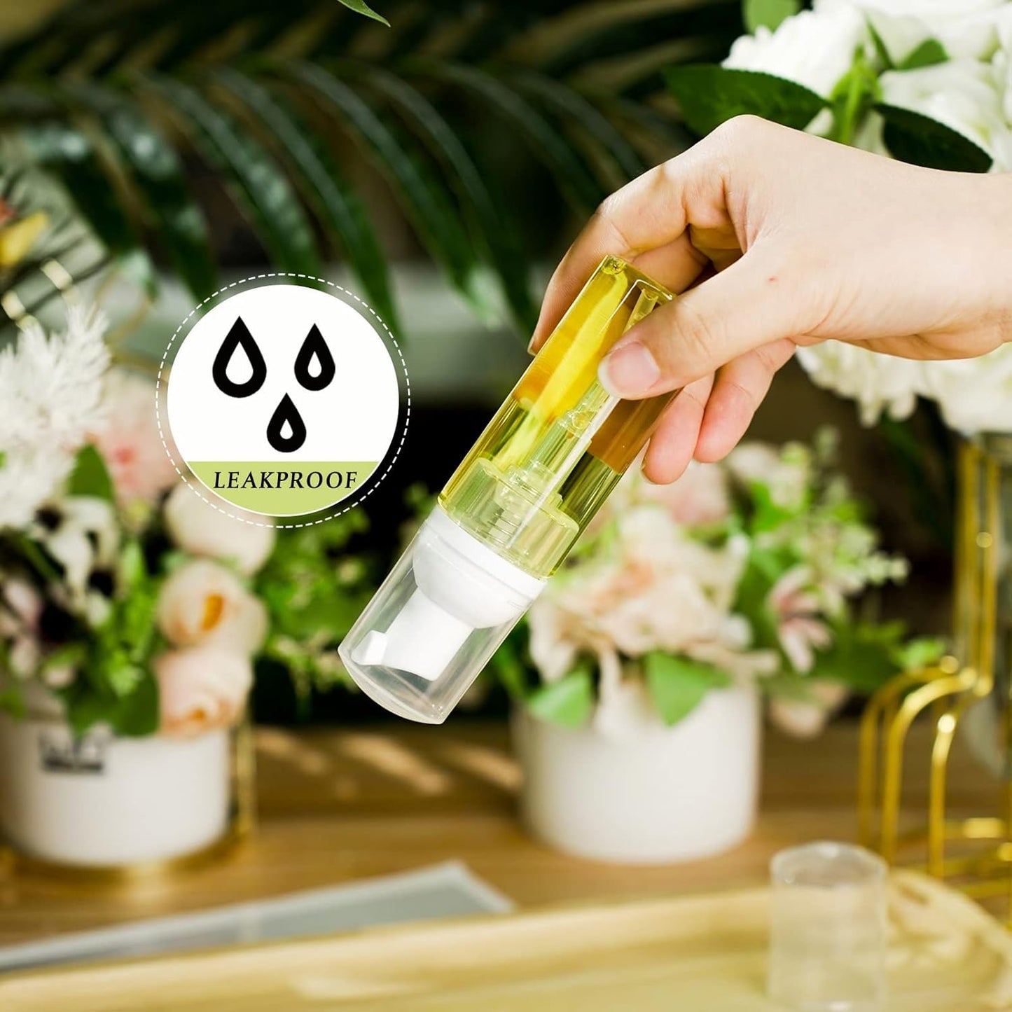 Plastic Foam Soap Dispensers - 70 Pcs Refillable 2 oz Lash Shampoo Bottles | Mini Travel Foam Dispenser (Transparent)