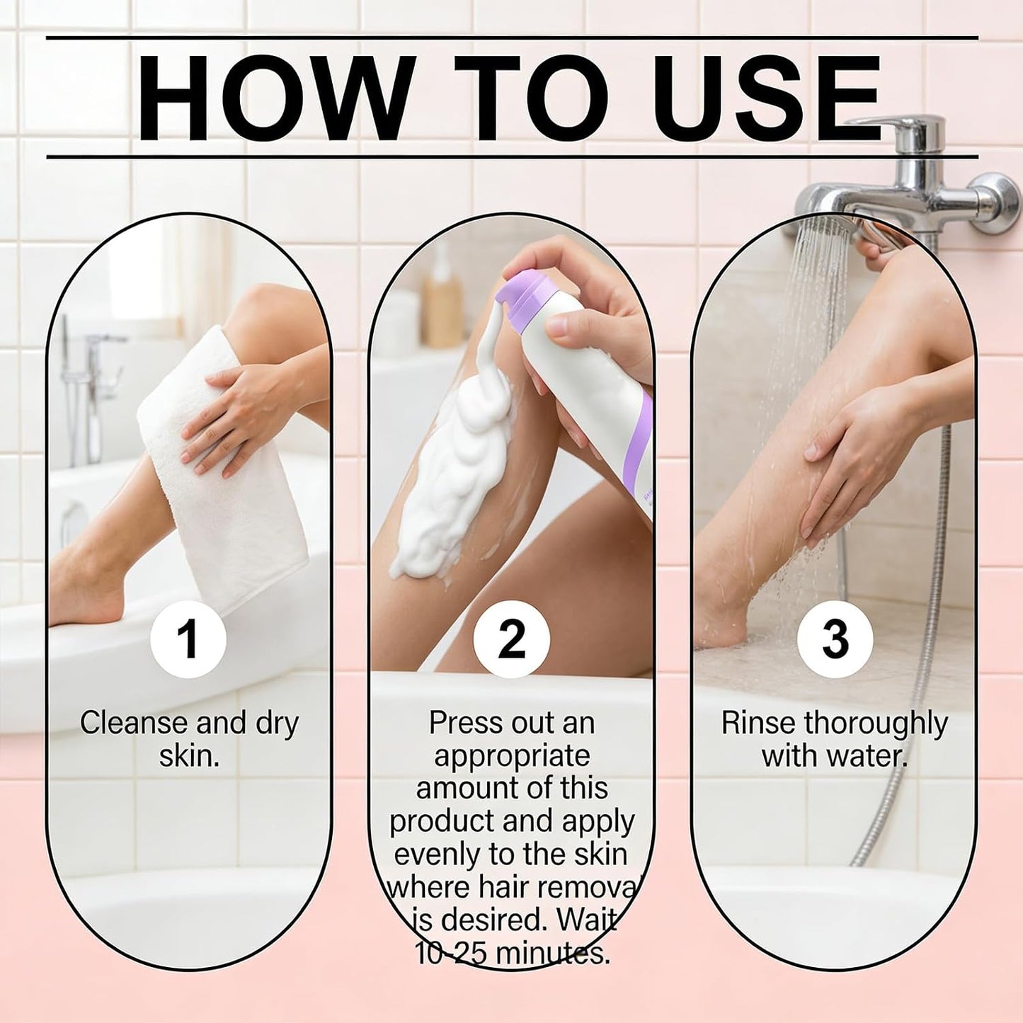 Pain-Free Hair Removal Spray - Gentle Formula for All Skin Types | Unisex Use