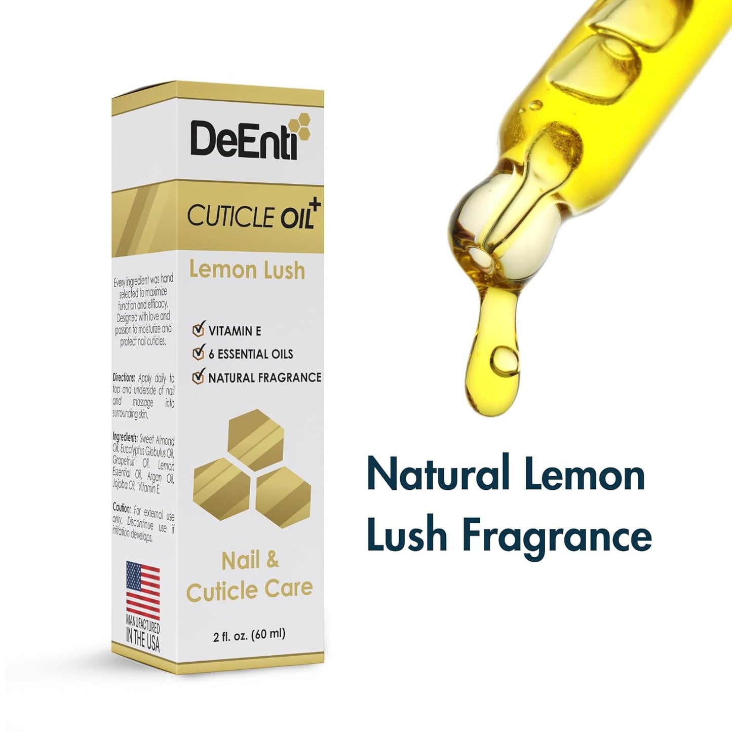 Cuticle Care Kit - Citrus Scented Cuticle Remover, Nourishing Cuticle Oil & Metal Pusher Tool | Salon-Grade Nail Care Essentials