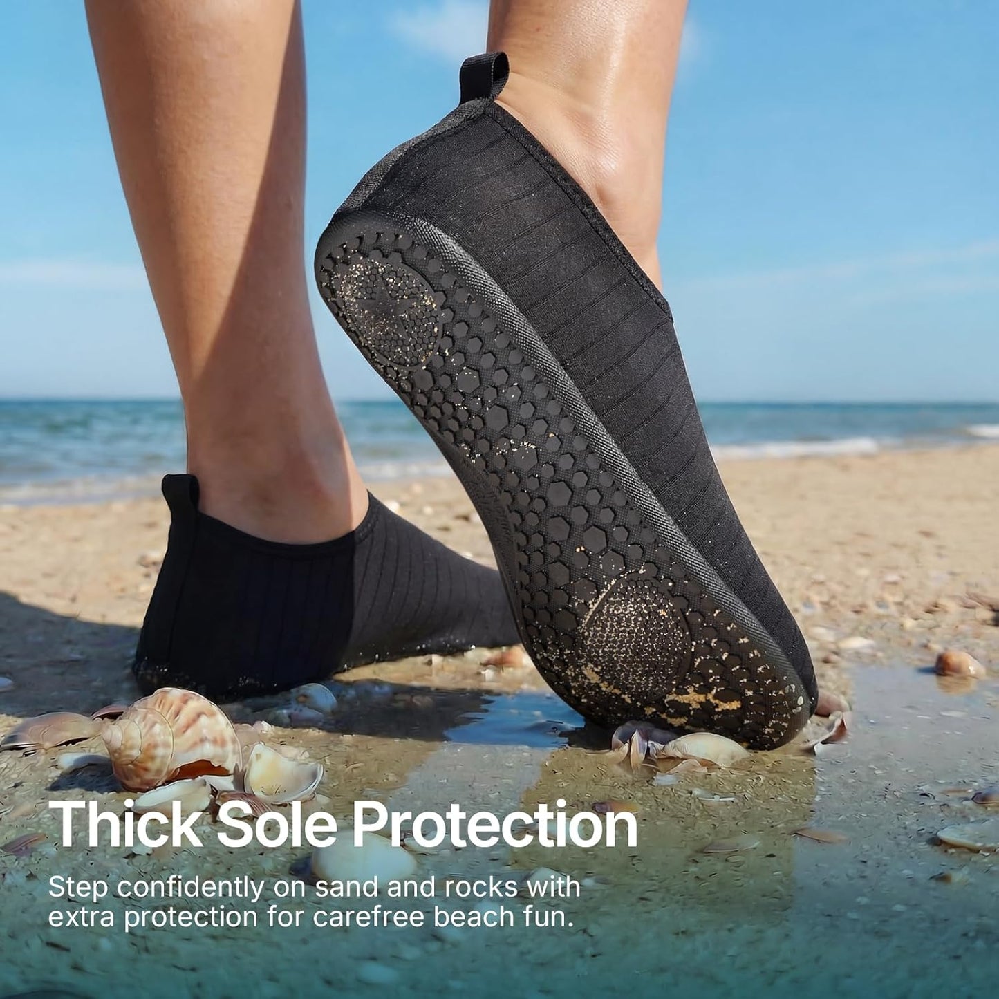Quick-Dry Water Shoes for Men & Women - Aqua Socks for Beach, Yoga & Hiking | Adult & Youth Sizes