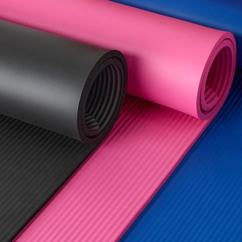 Extra Thick Yoga Mat with Carrying Strap - Non-Slip, Durable, 72-Inch