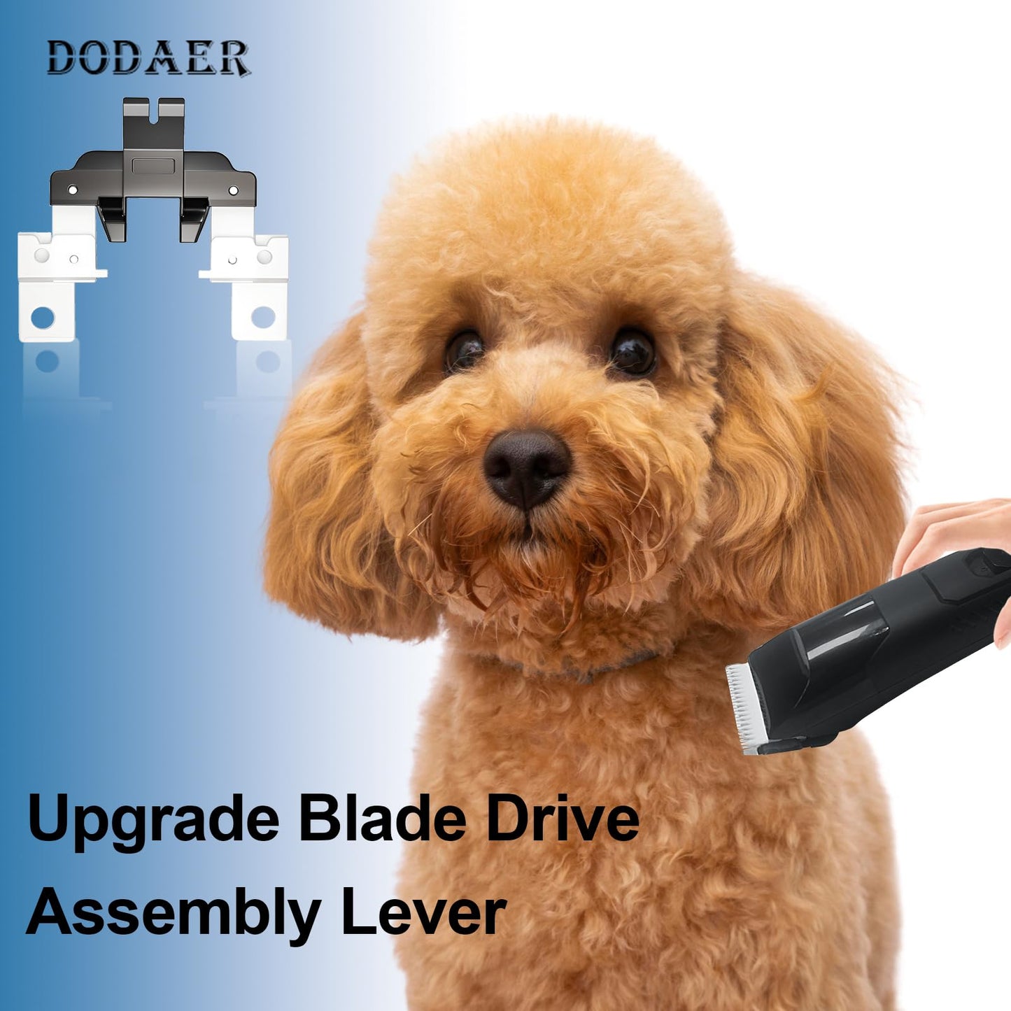 DODAER Upgrade Metal Blade Drive Assembly Lever Compatible with Andis AG & AGC pet Clipper (5 Pack)