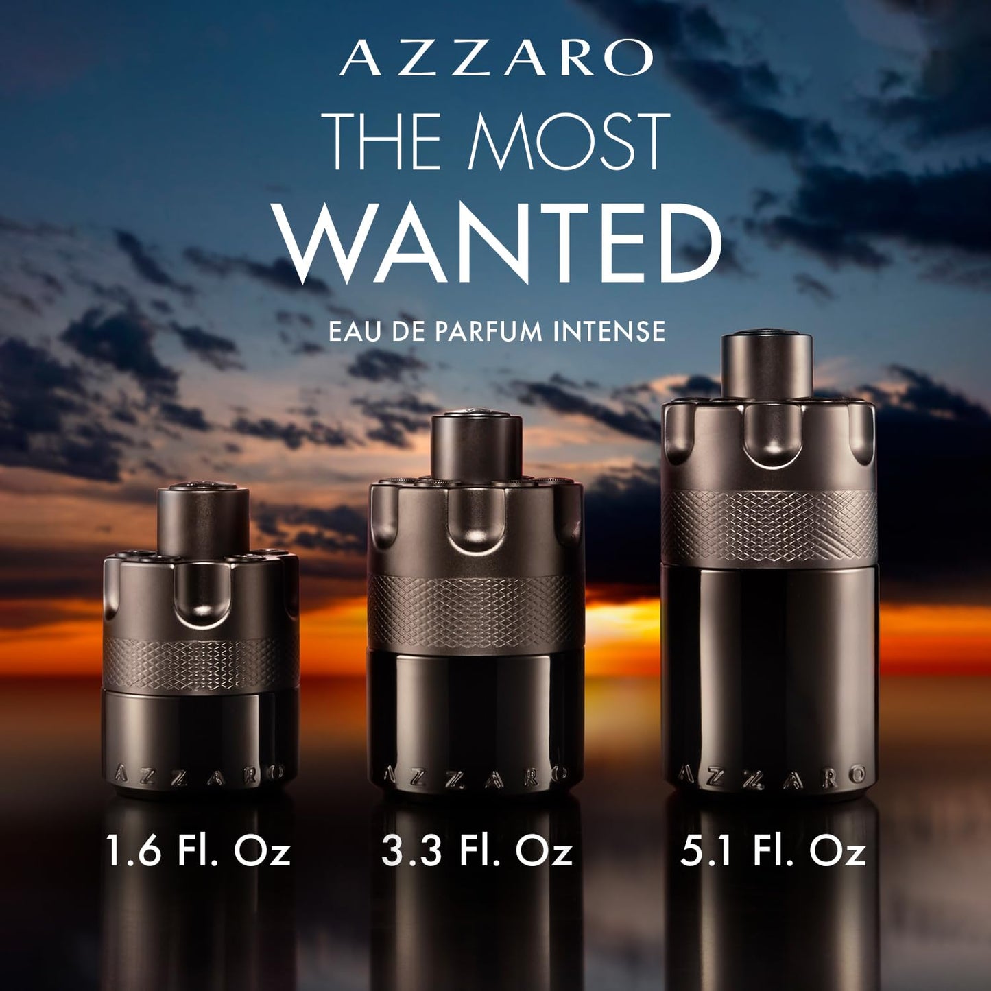 Azzaro The Most Wanted Eau de Parfum Intense - Woody & Spicy Men's Cologne | Long-Lasting Fragrance for Date Night