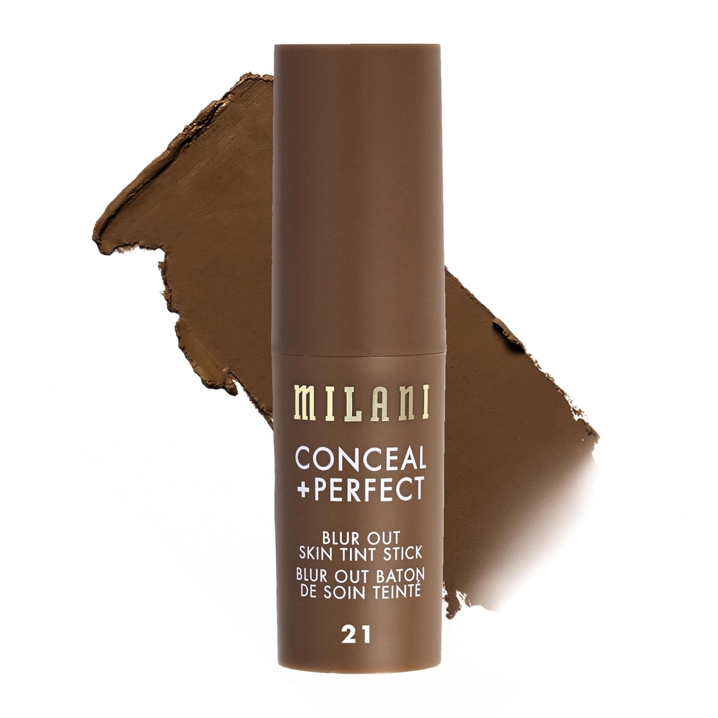 Milani Conceal + Perfect Blur Out Skin Tint Stick - Lightweight Tinted Moisturizer with Vitamin C & E | Soft Matte Finish 02-Fair Neutral