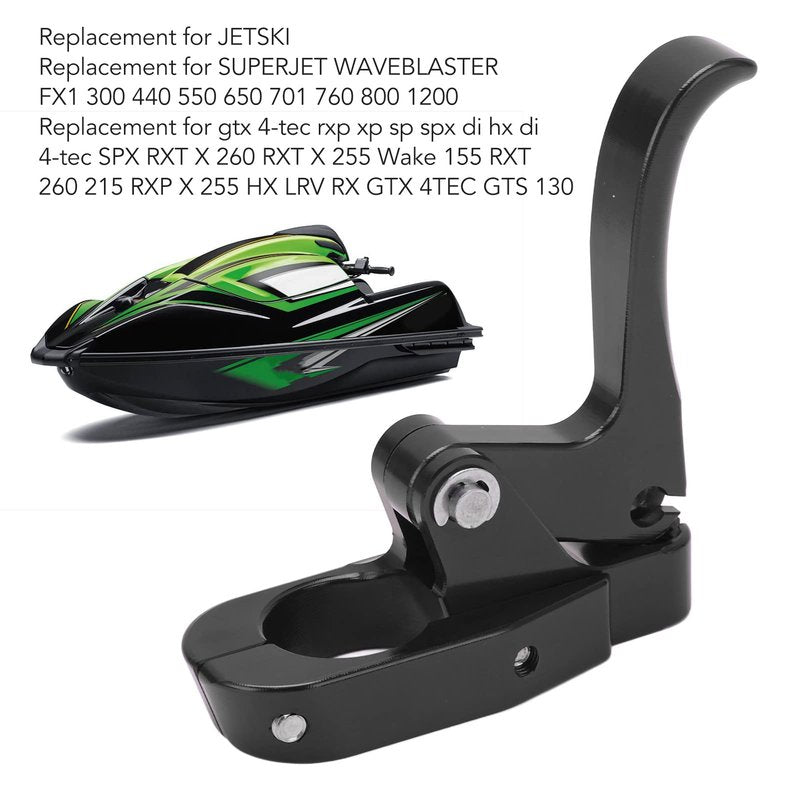 Finger Throttle,Finger Throttle, for JETSKI Short Lever Throttle Thumb Assembly (Black)