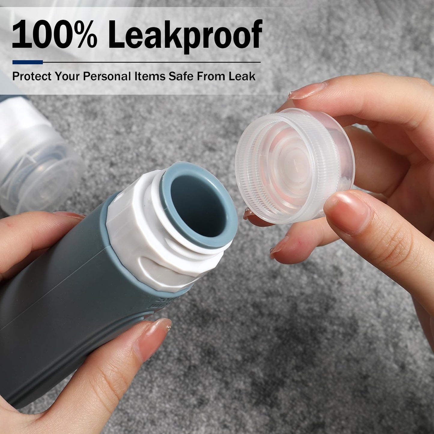 CHEODIN 20 Pack Travel Bottles for Toiletries, TSA Approved Travel Size Containers, Leakproof Silicone Bottles and Shampoo Conditioner, Women Men Essential Toiletry Accessories.