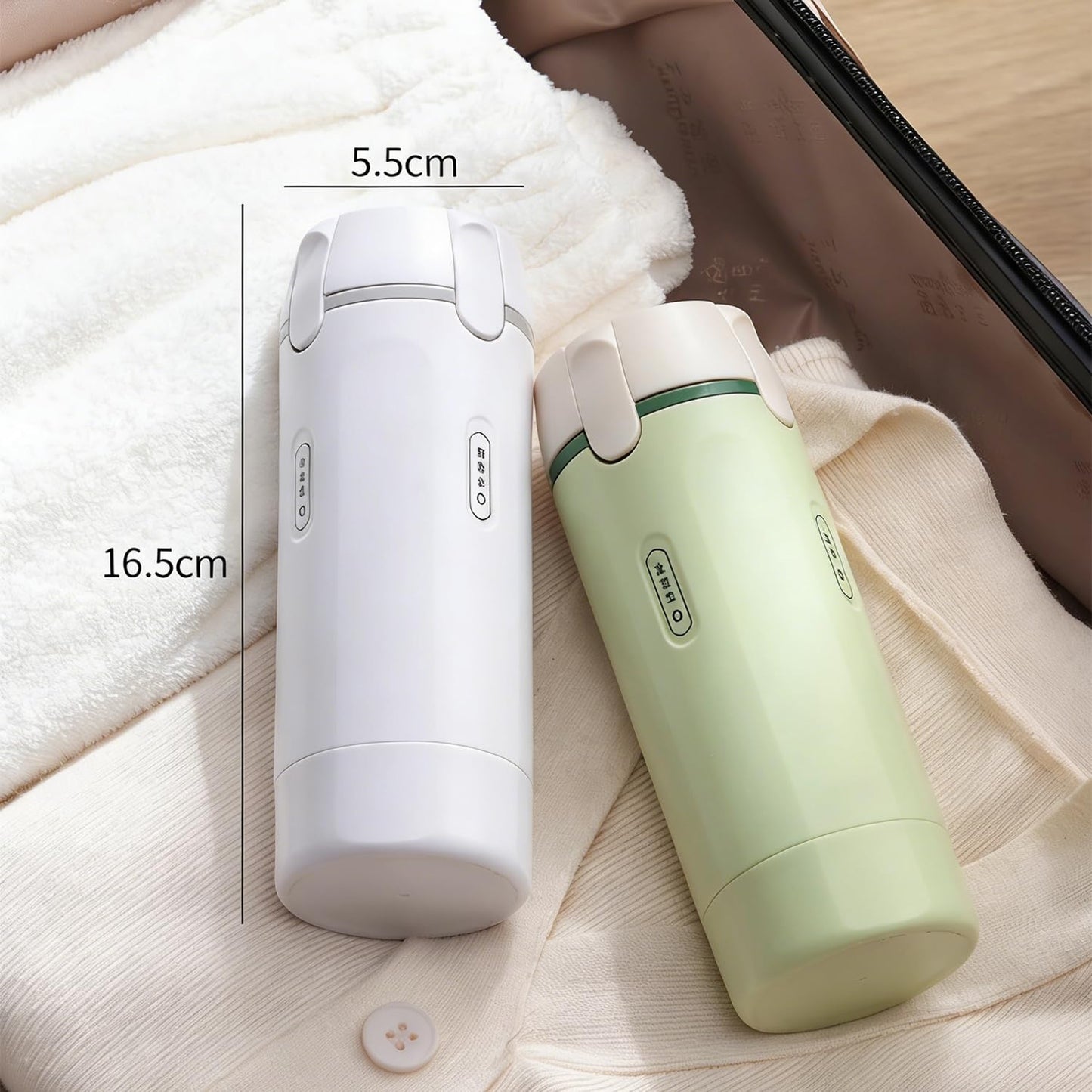 4 in 1 Travel Dispenser, 4 Pack 1OZ/30ML Travel Bottles with Stickers for Toiletries, Leak Proof Travel Size Containers, Portable for Shampoo Lotion Conditioner Cream Green