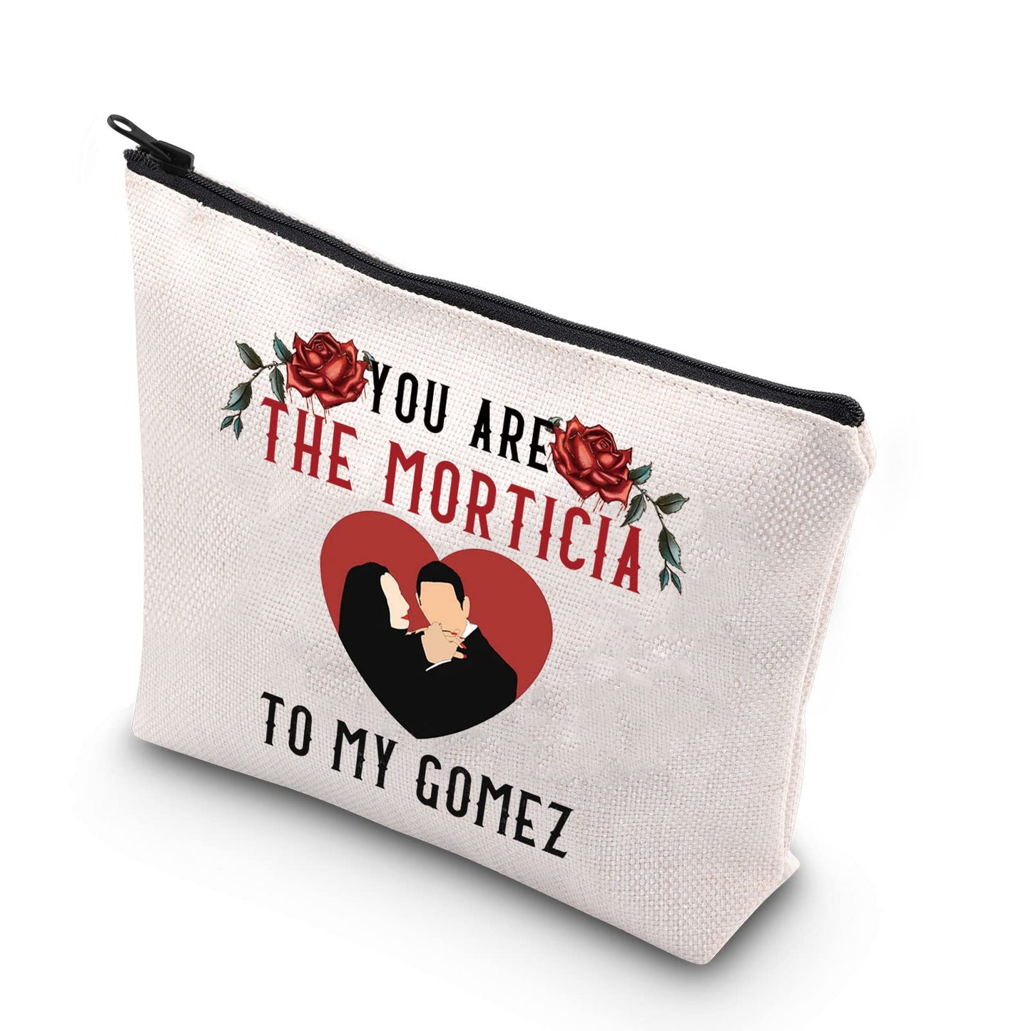 BDPWSS Morticia Cosmetic Bag Gomez Morticia Couple Gift You Are The Morticia To My Gomez Horror Tv Show Fans Gift Theatre Gift (You are Morticia)