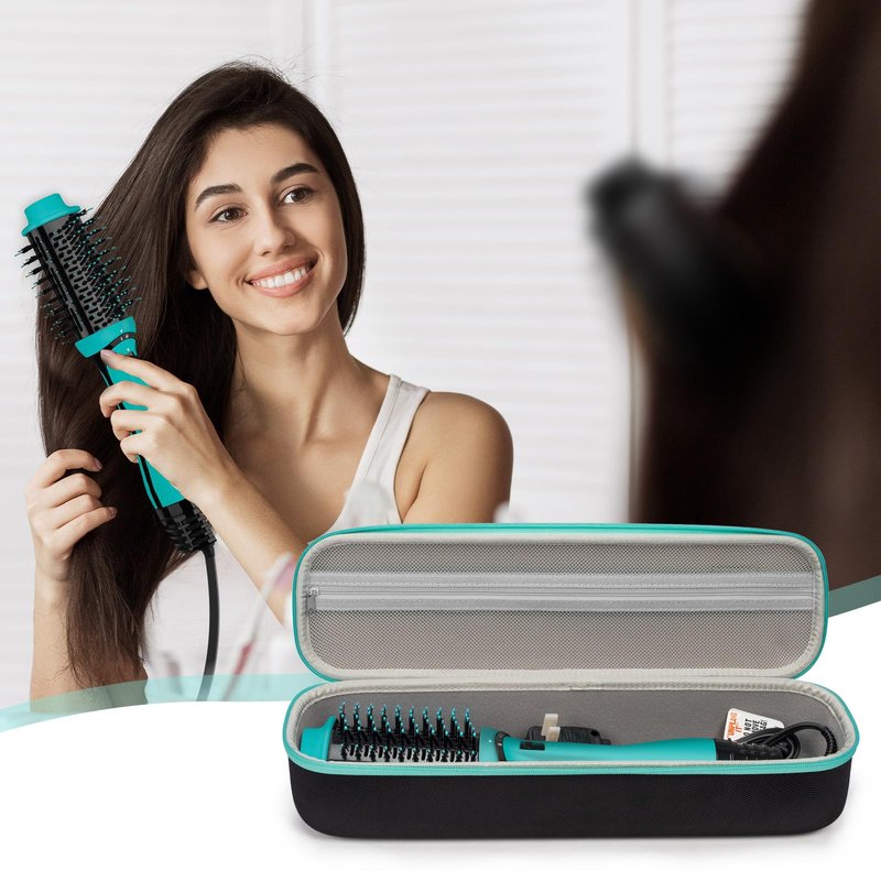 Case for Revlon One Step Volumizer Plus Hair Dryer and Styler, Hard Travel Case for Revlon One Step Volumizer Plus 2.0 Hair Dryer Brush HAIR Le Volume 2-in-1 Titanium Blow Dryer Brush Storage Bag